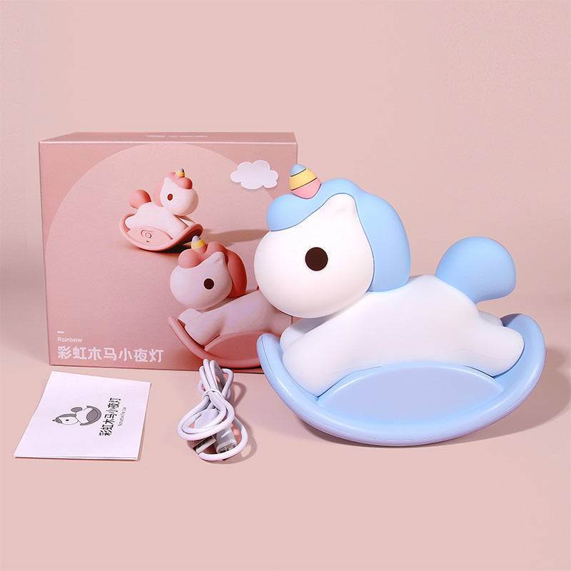Cute Animal Silicone Pat Night Light