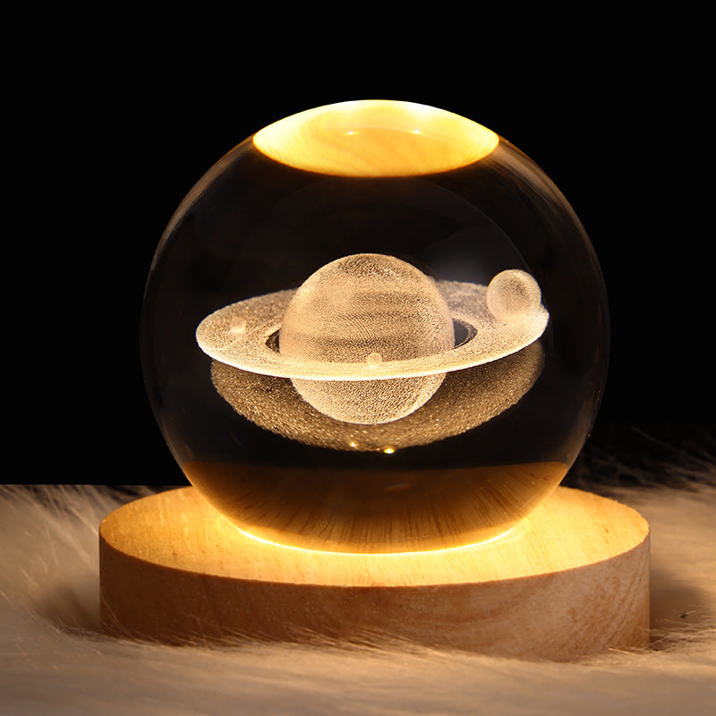 Creative Moon Astronaut Night Light Ornament