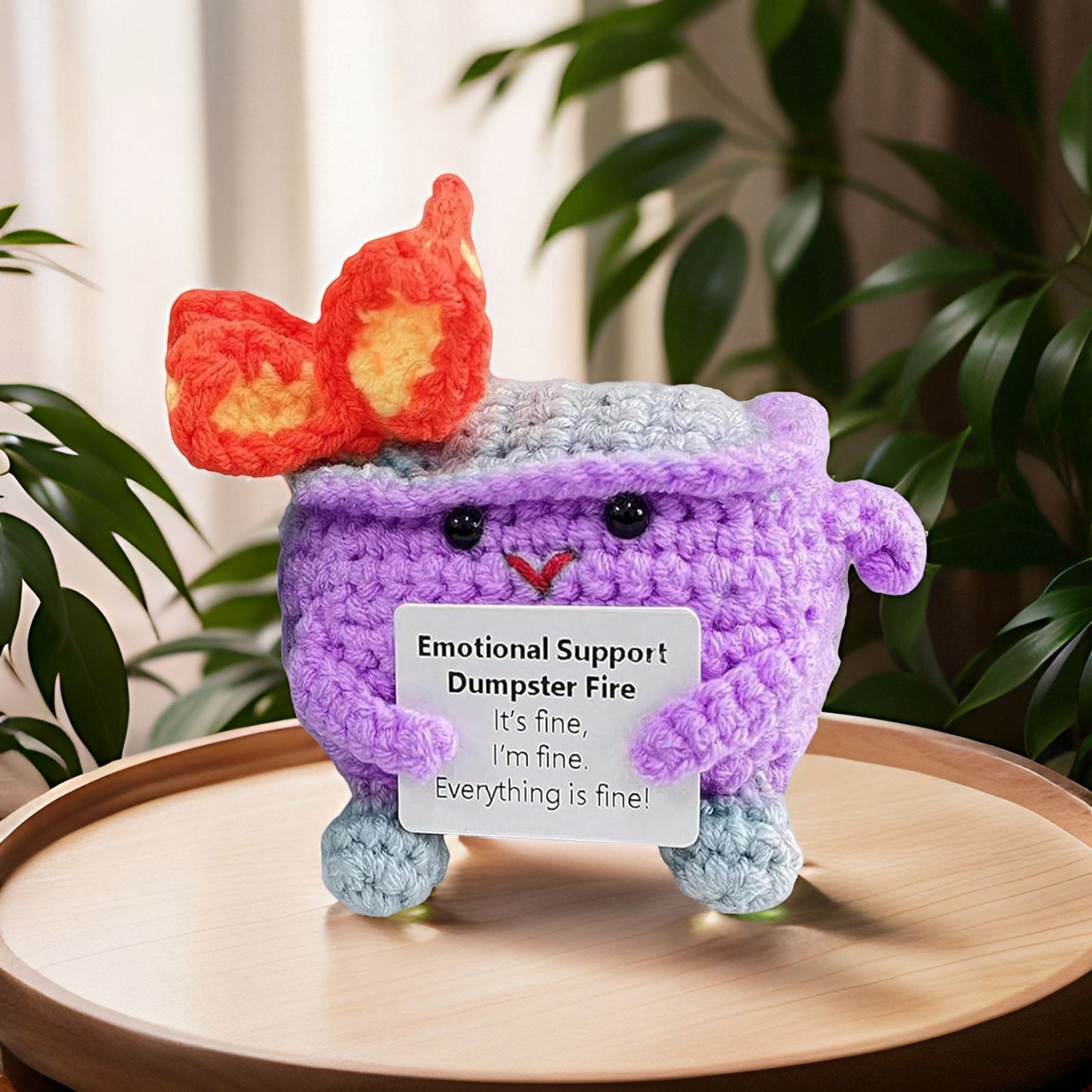 Emotional Support Dump Fire Doll