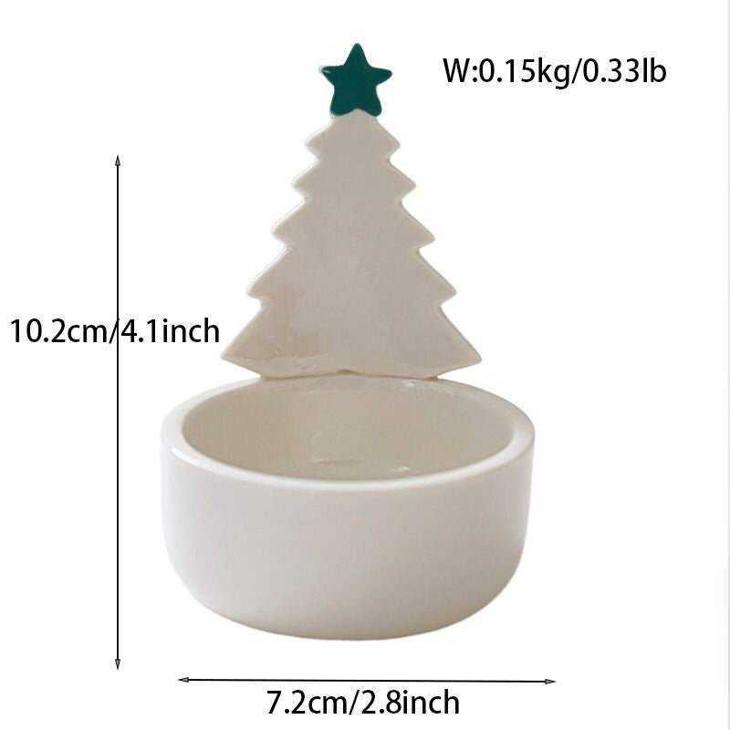 Ceramic Ghost Candlestick Ornament