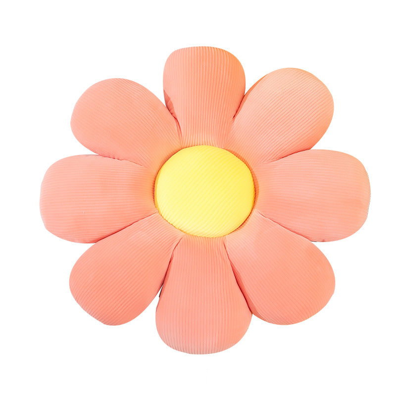 Flower Petal Plush Seat Cushion