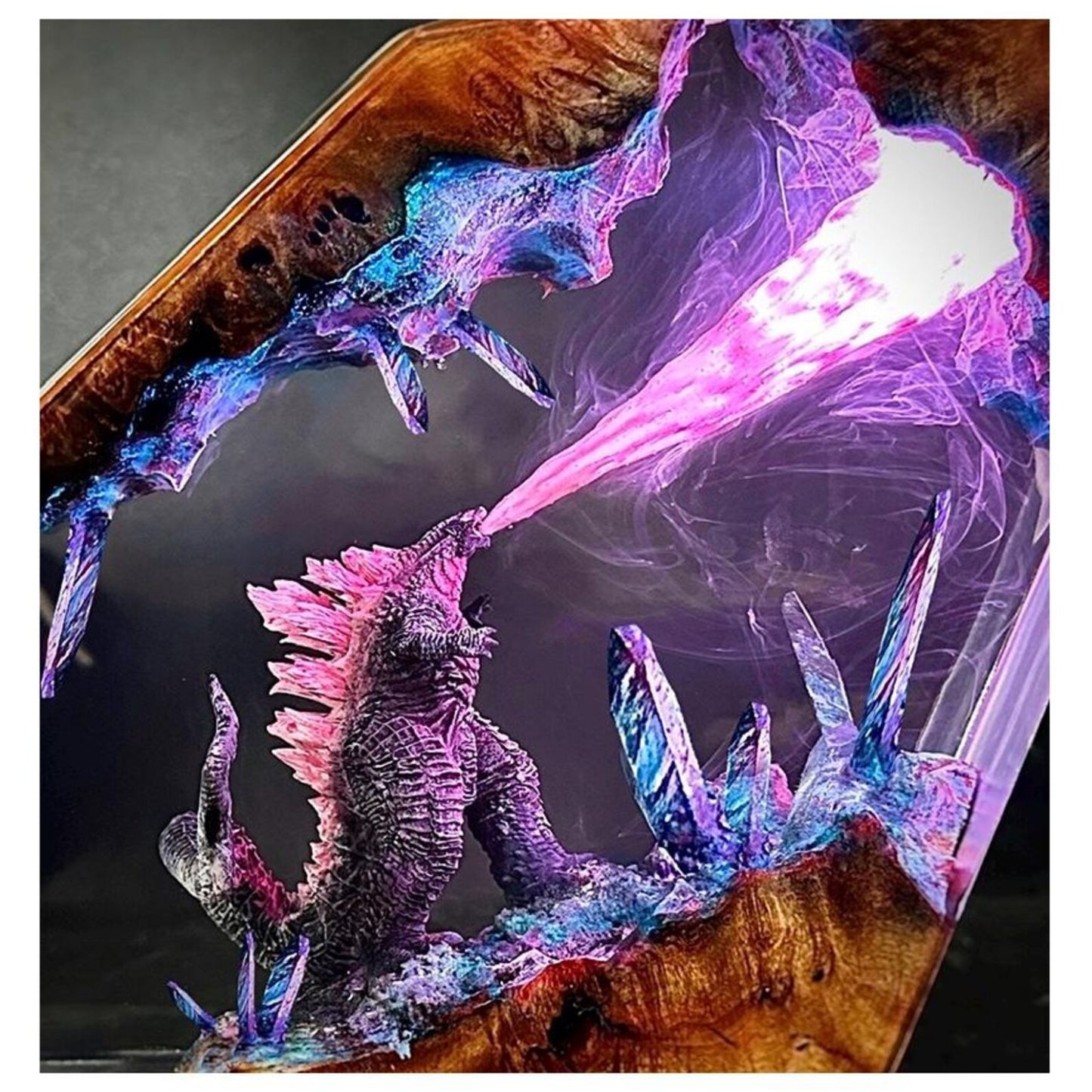 3D GODZILLA Resin Lamp Gift