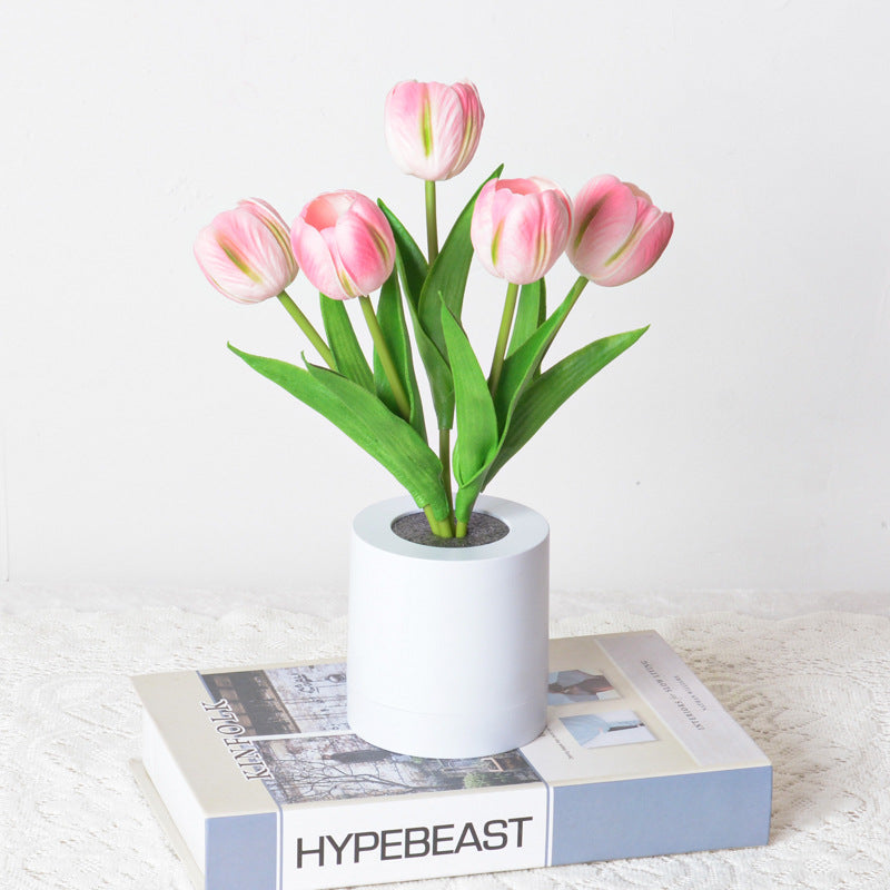 LED Tulip Night Light Decoration