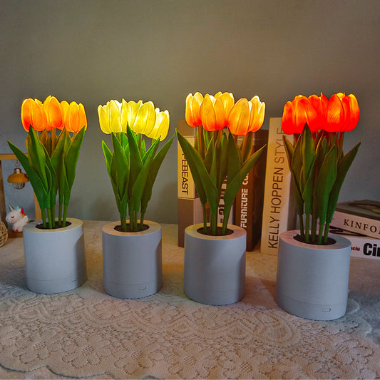 LED Tulip Night Light Decoration
