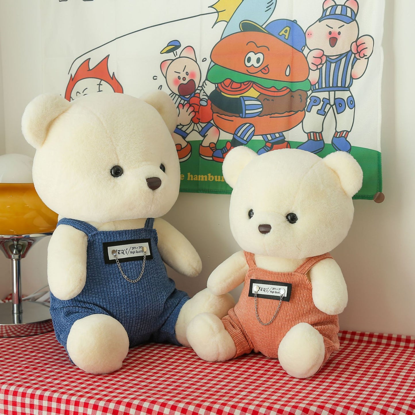 Strap Bear Doll Plush Toy