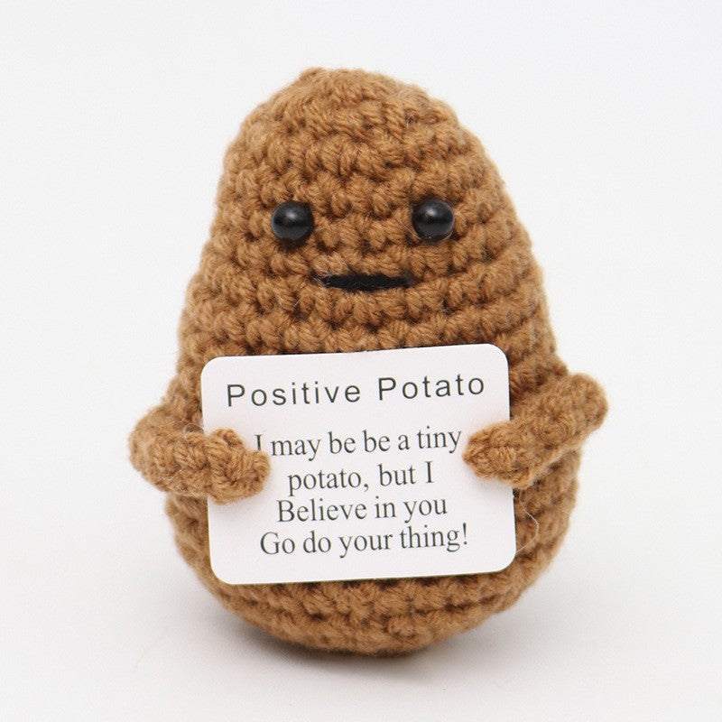 Positive Energy Potato Crocheted Doll
