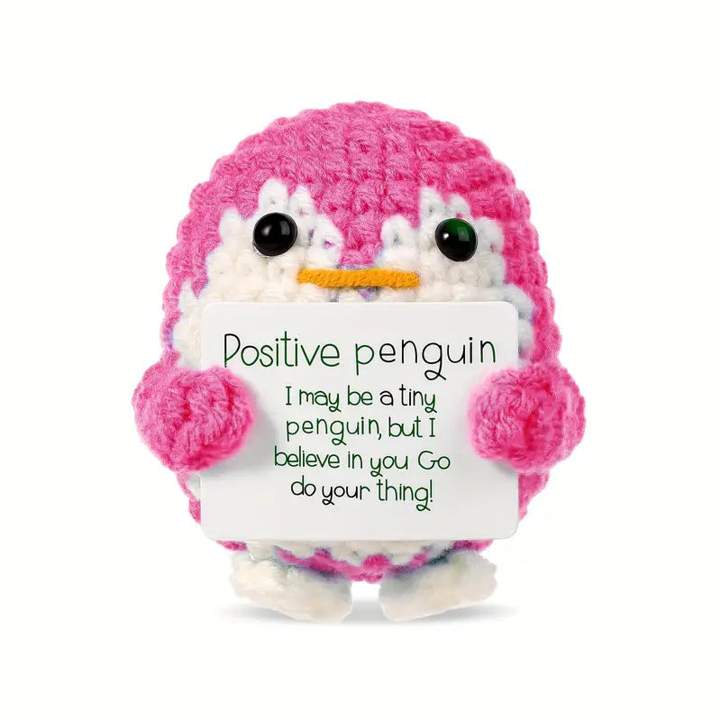 Positive Energy Penguin Ornament Doll