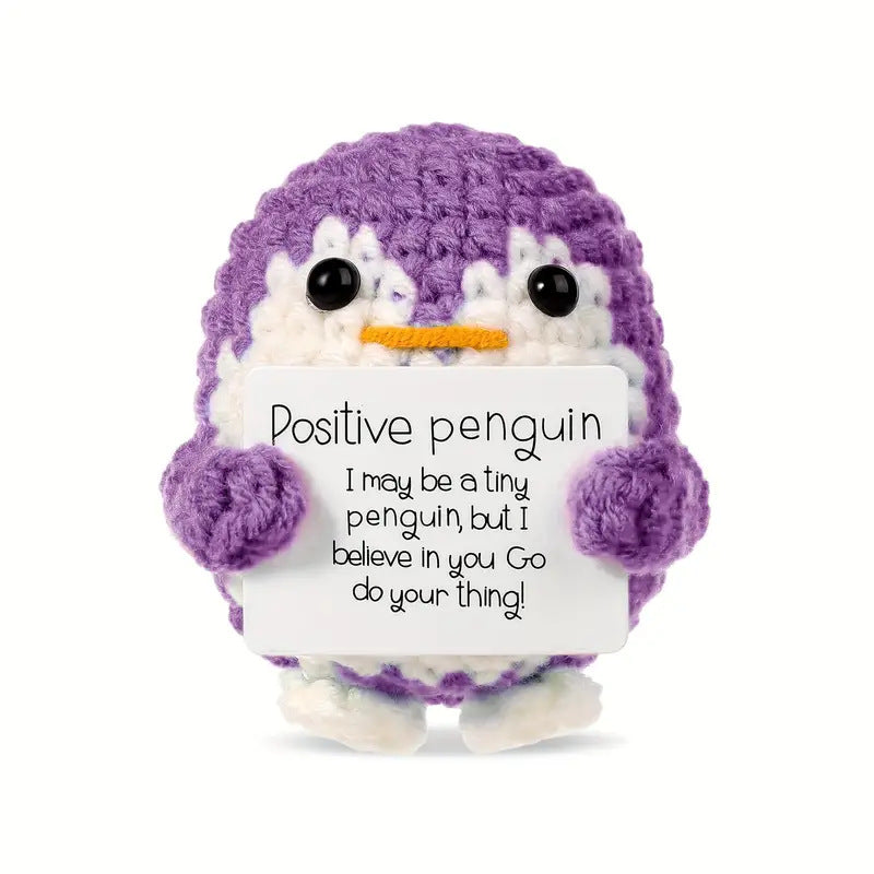 Positive Energy Penguin Ornament Doll