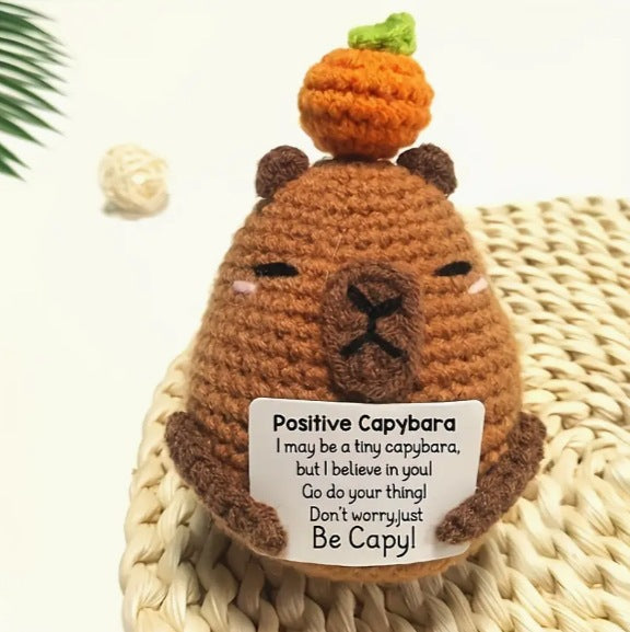 Positive TACO Crocheted Doll