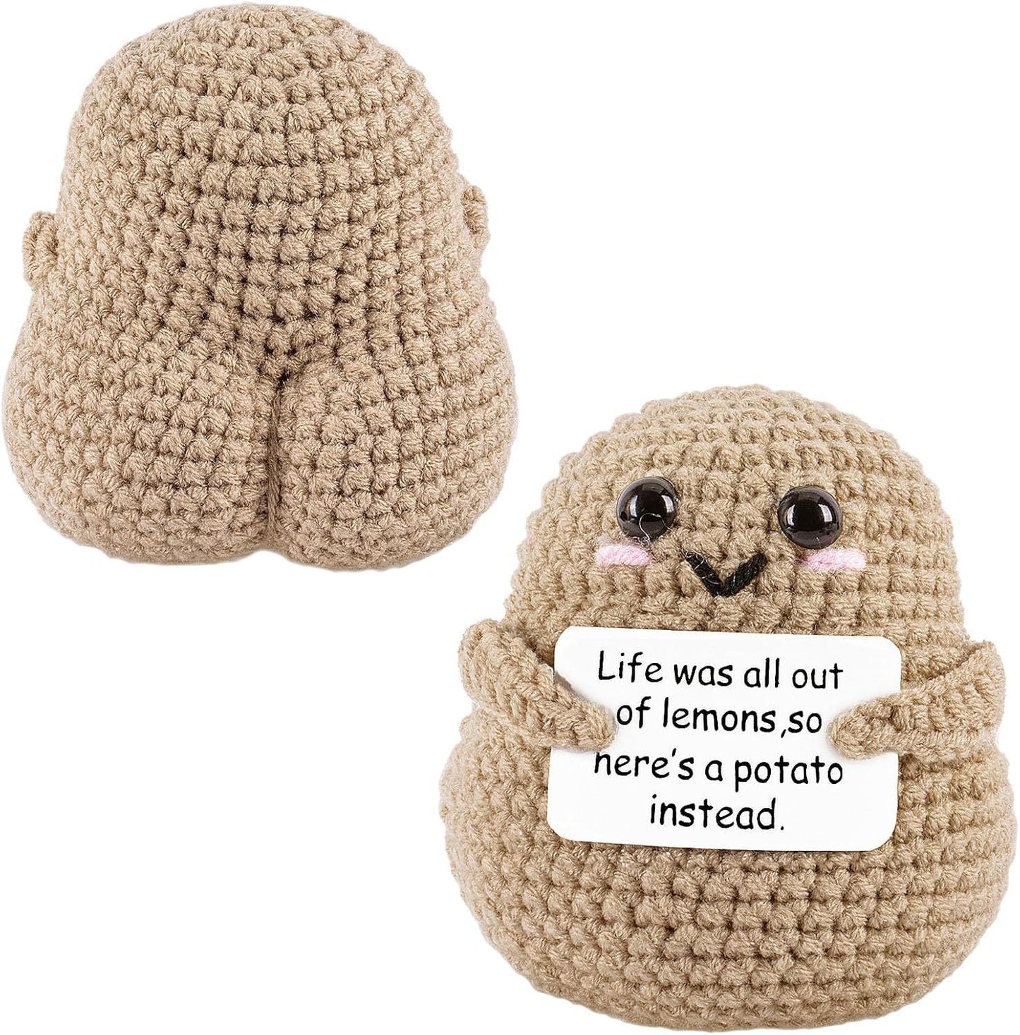 Positive Energy Potato Crocheted Doll