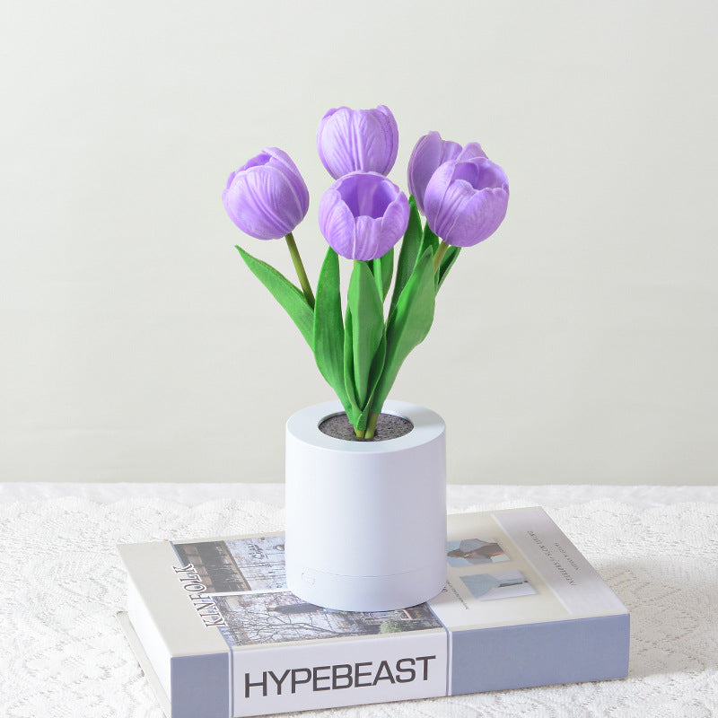 LED Tulip Night Light Decoration