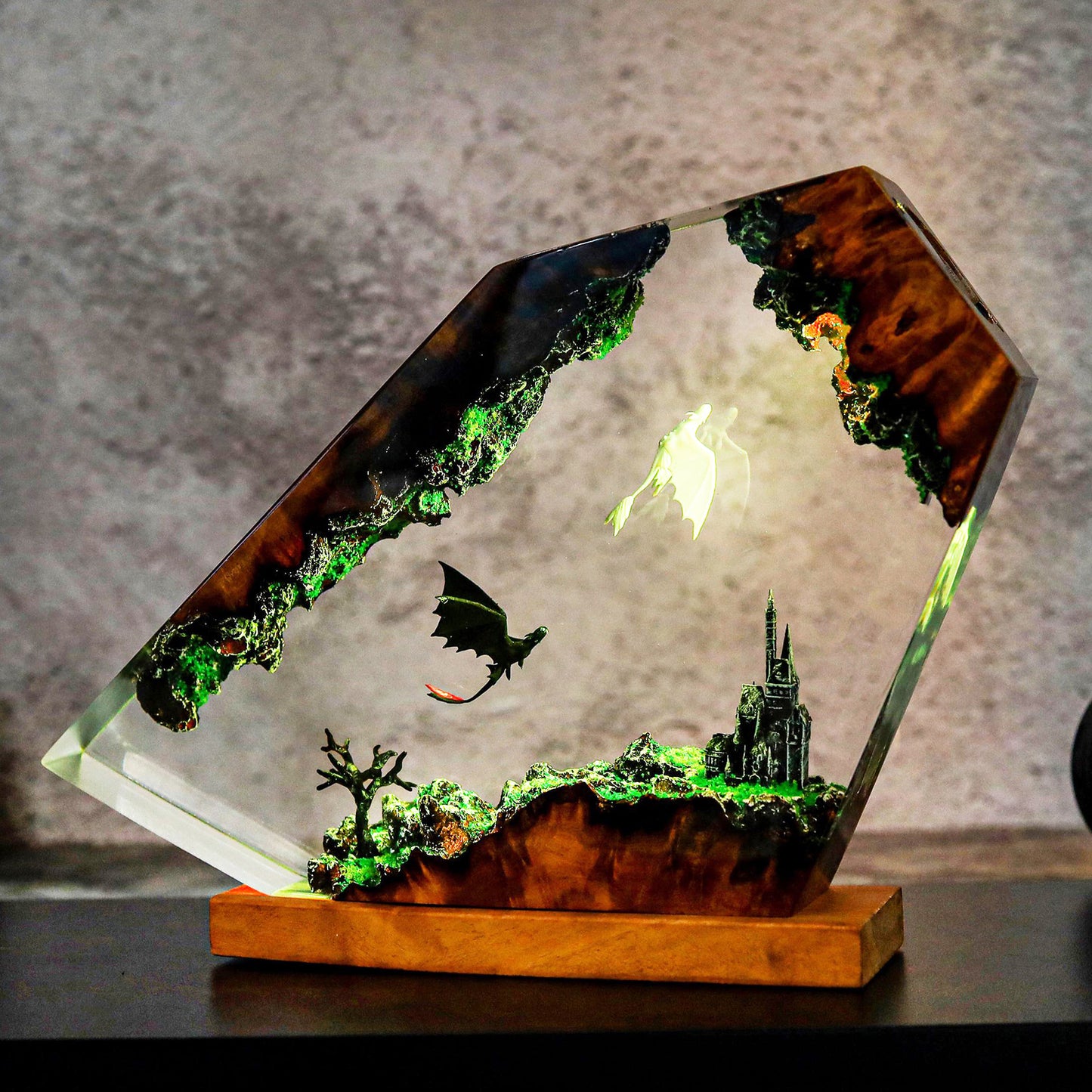 Fire Dragon Crafts Night Light Ornament