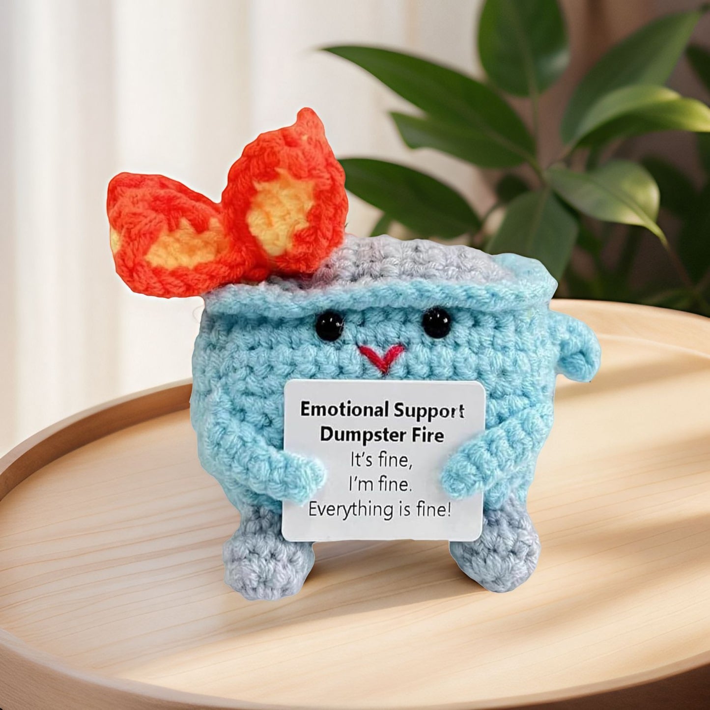 Emotional Support Dump Fire Doll