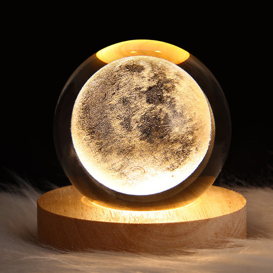 Creative Moon Astronaut Night Light Ornament