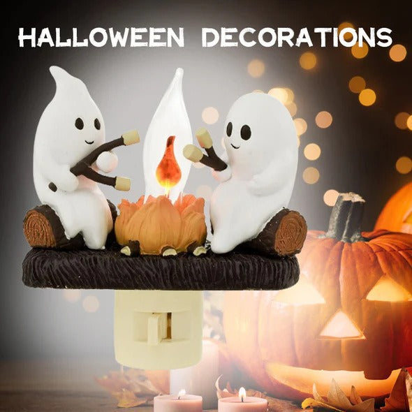 Spooky Campfire Ghosts Night Light