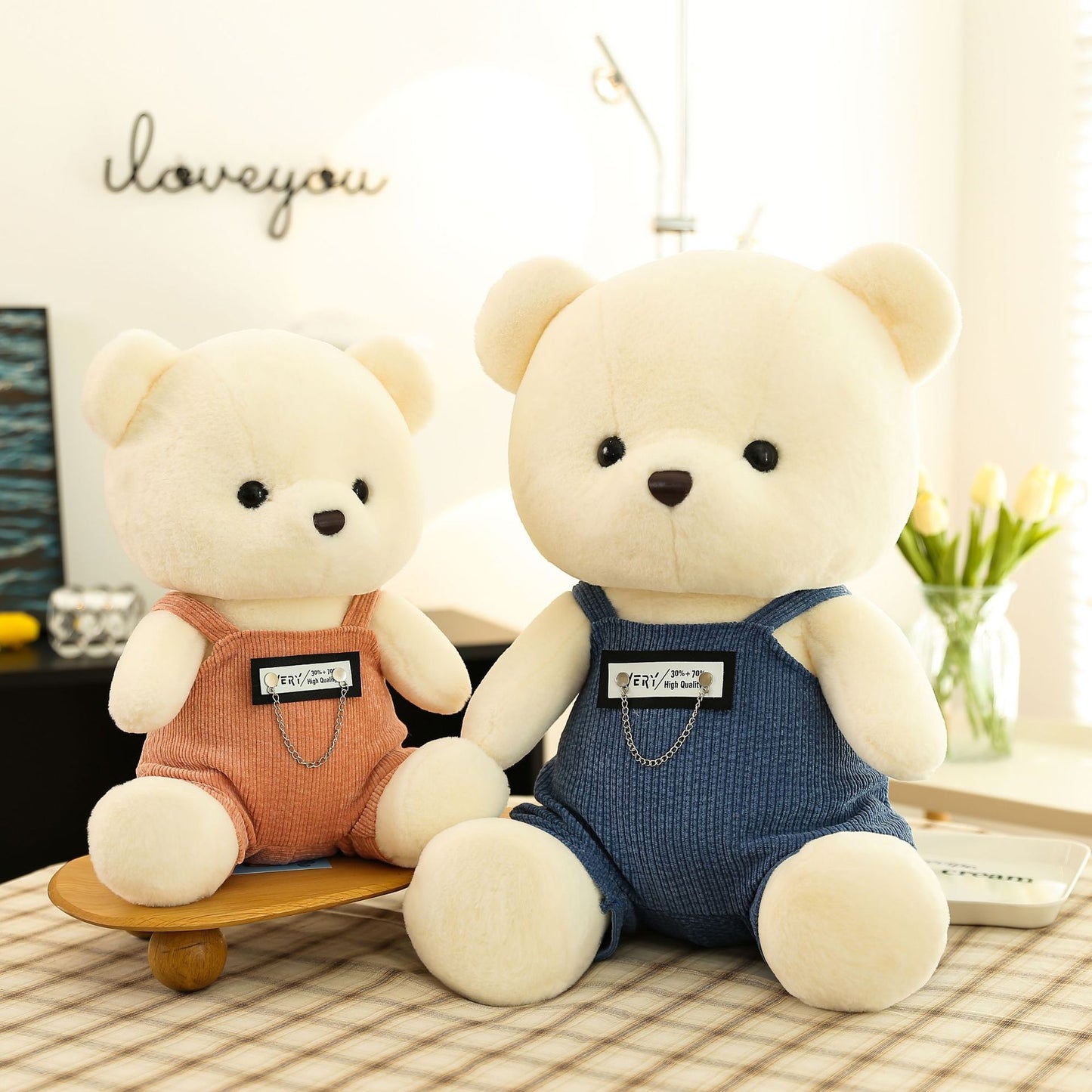 Strap Bear Doll Plush Toy