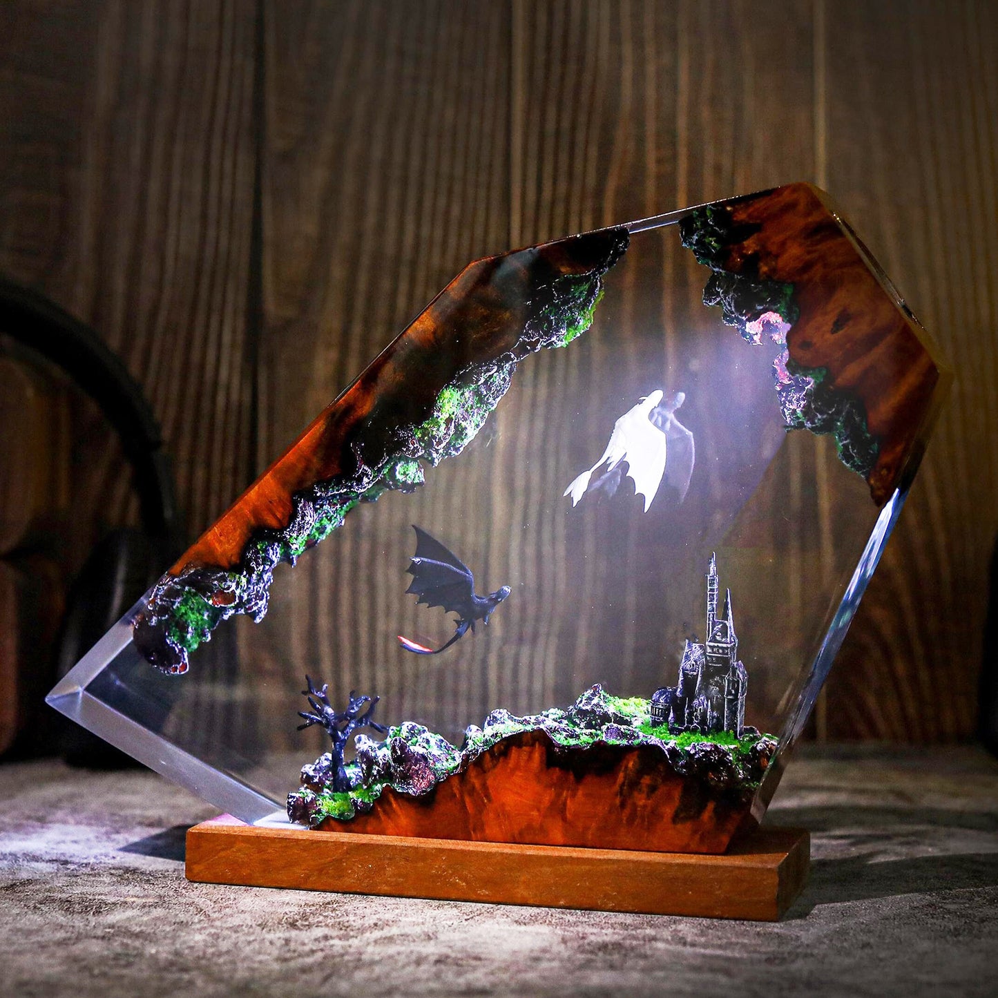 Fire Dragon Crafts Night Light Ornament