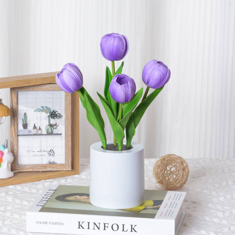 LED Tulip Night Light Decoration