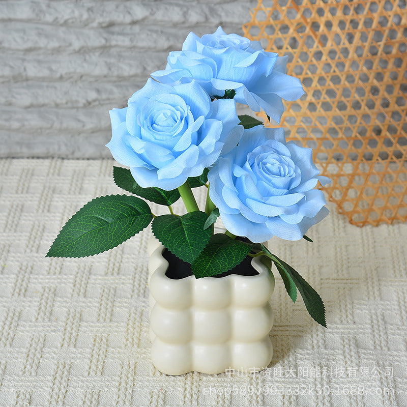 Rose Flower Night Light Ornament