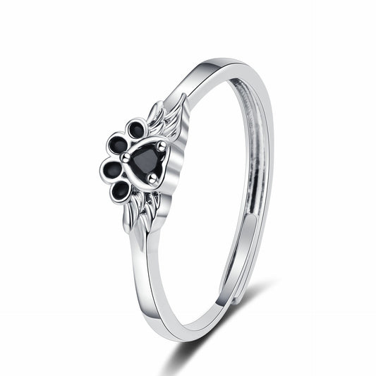 Black Cat Claw Open Ring