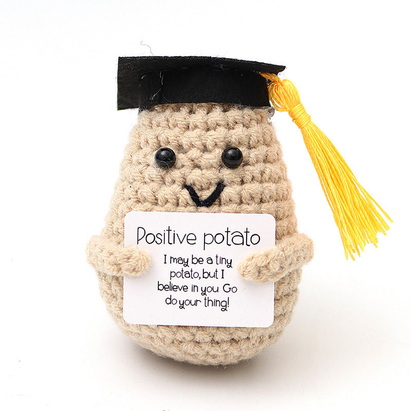 Positive Energy Potato Crocheted Doll