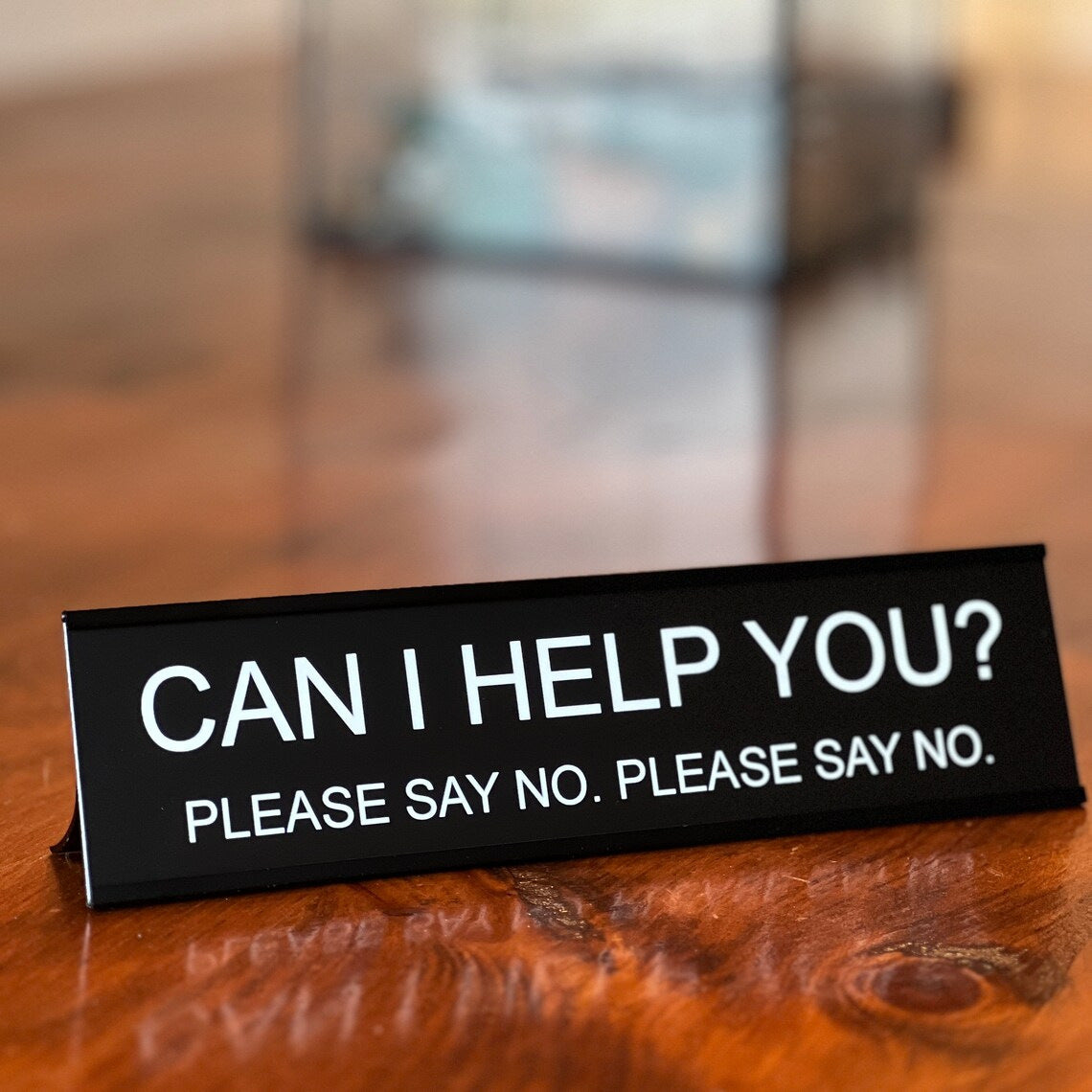 Sarcastic Acrylic Office Desk Signs