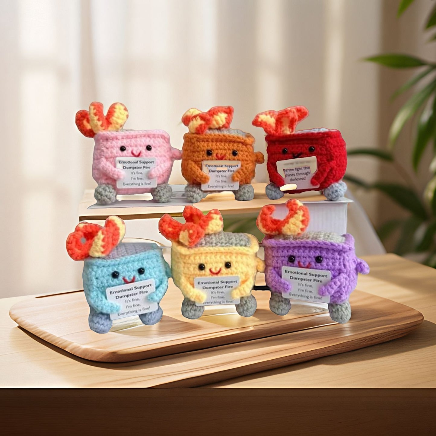 Emotional Support Dump Fire Doll