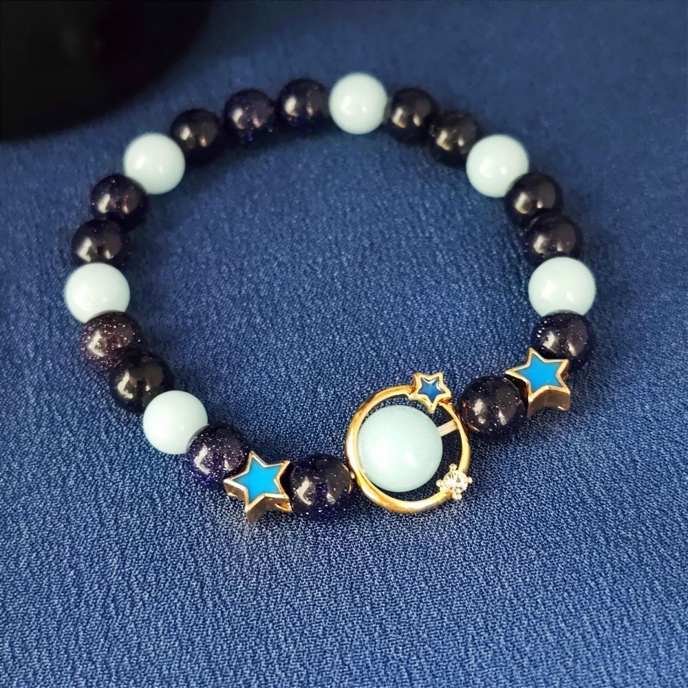 Fashionable Luminous Planet Couple Bracelet