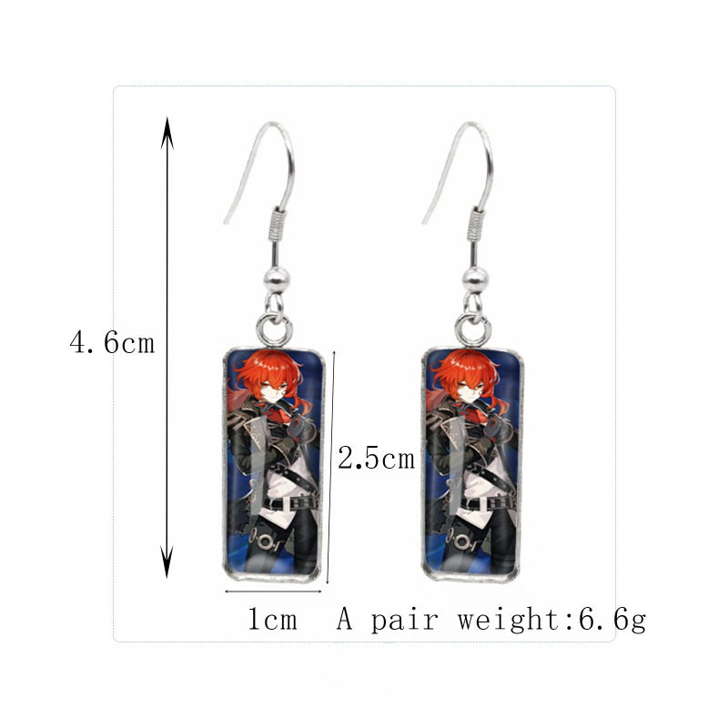 Van Gogh Painting Starry Earrings