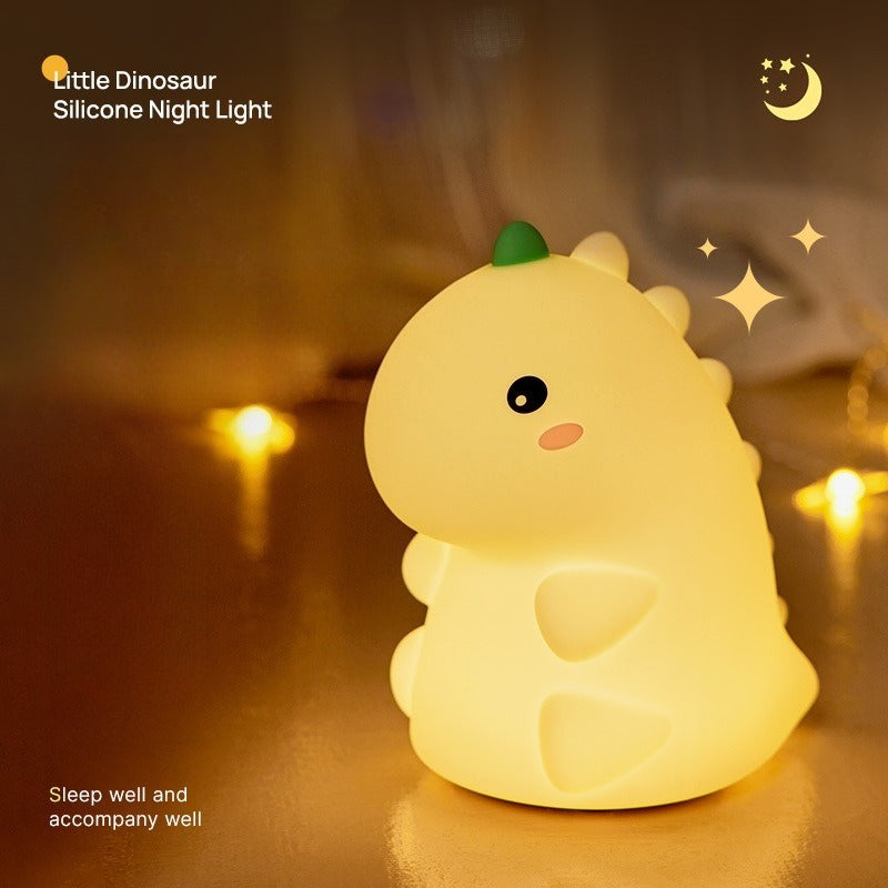 Cute Animal Silicone Pat Night Light