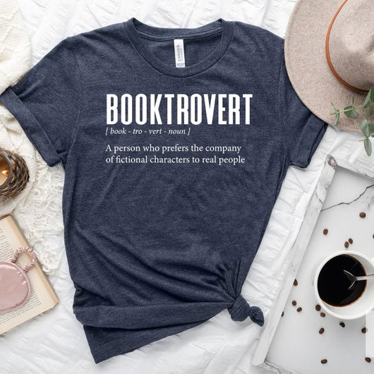 Booktrovert Definition Print Unisex T-shirt