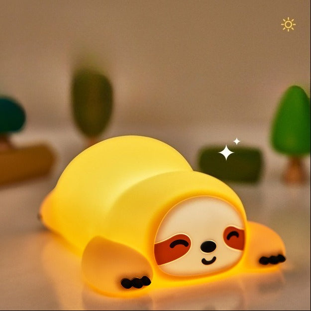 Cute Animal Silicone Pat Night Light