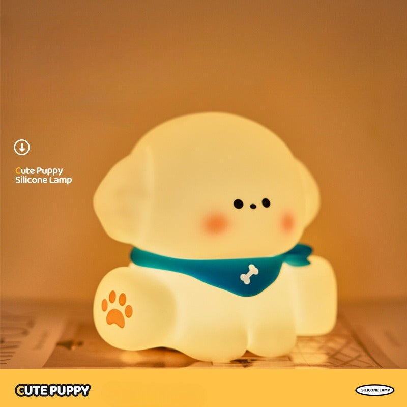 Cute Animal Silicone Pat Night Light