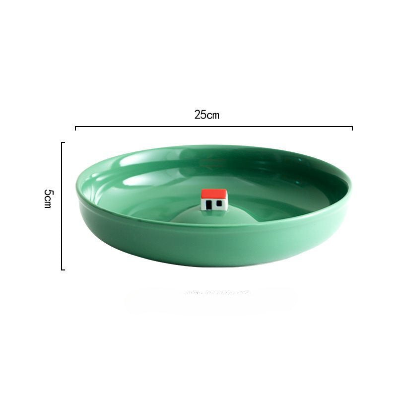 Creative Submerged House Soup Plate