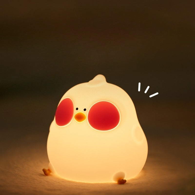 Cute Animal Silicone Pat Night Light
