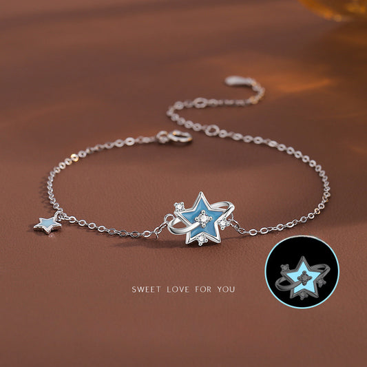 Luxury Five-pointed Star Luminous Bracelet