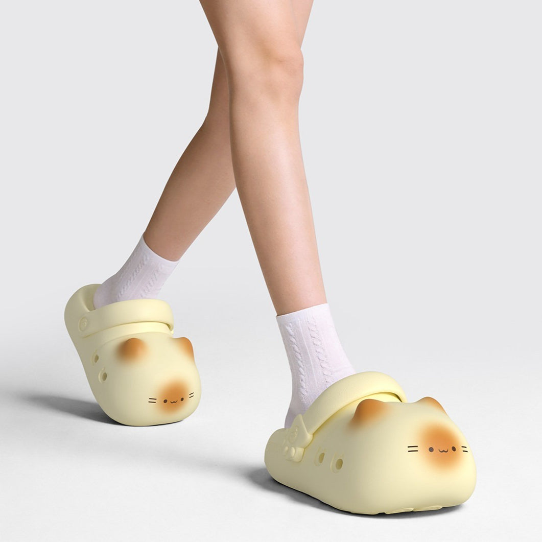 Cat Clogs with Paw Print